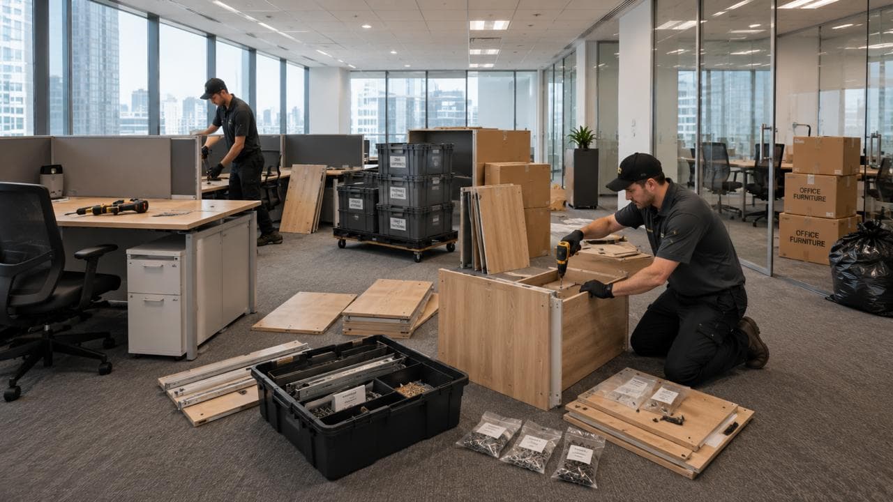 Office furniture installation chicago